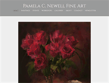 Tablet Screenshot of pnewellart.com